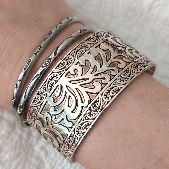 3pc Premier Designs Monte Carlo Cuff 2 Mexican Cuffs - Picture 2 of 8